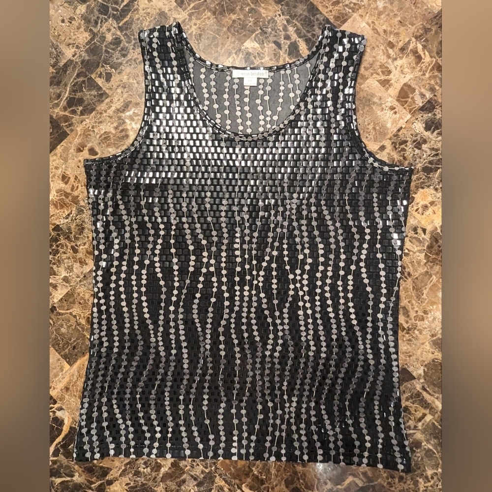 Erin London 2pc tank w/ matching jacket - Picture 4 of 11